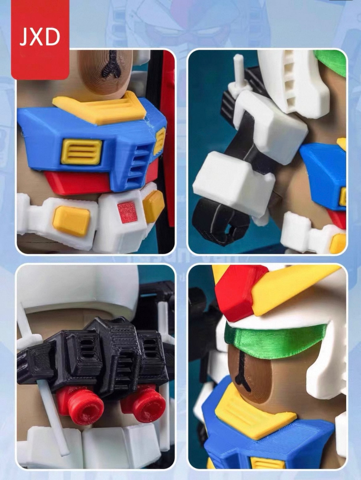 Figurine Gundam Bearbrick Style
