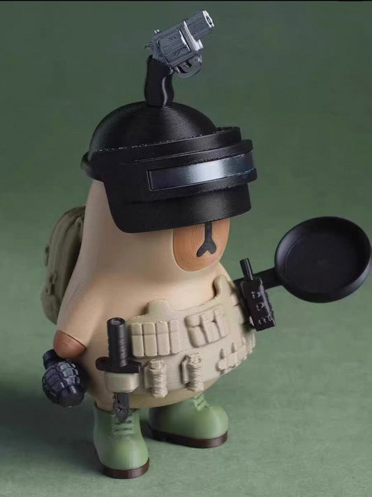 Figurine de Soldat marmotte Tactique