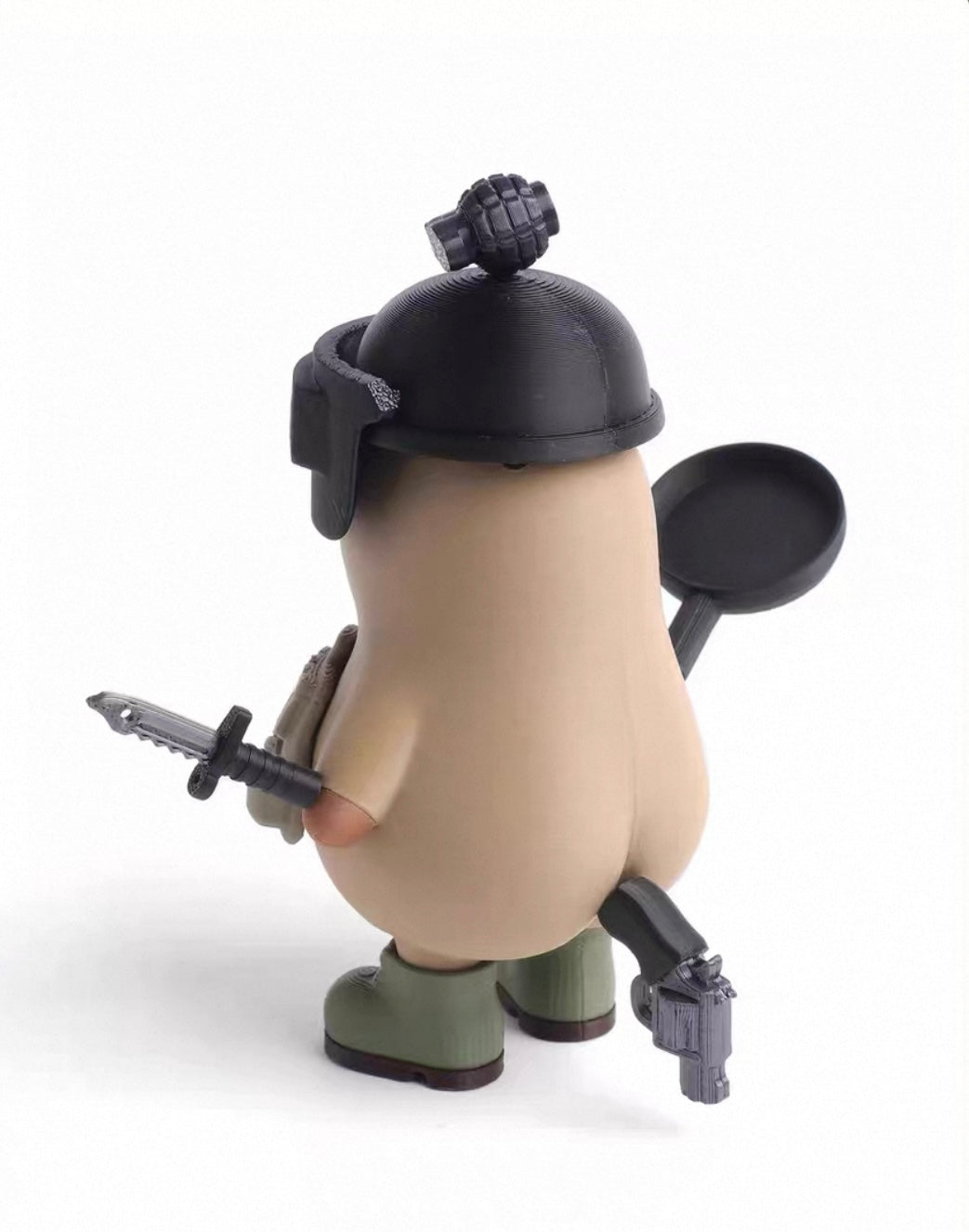 Figurine de Soldat marmotte Tactique