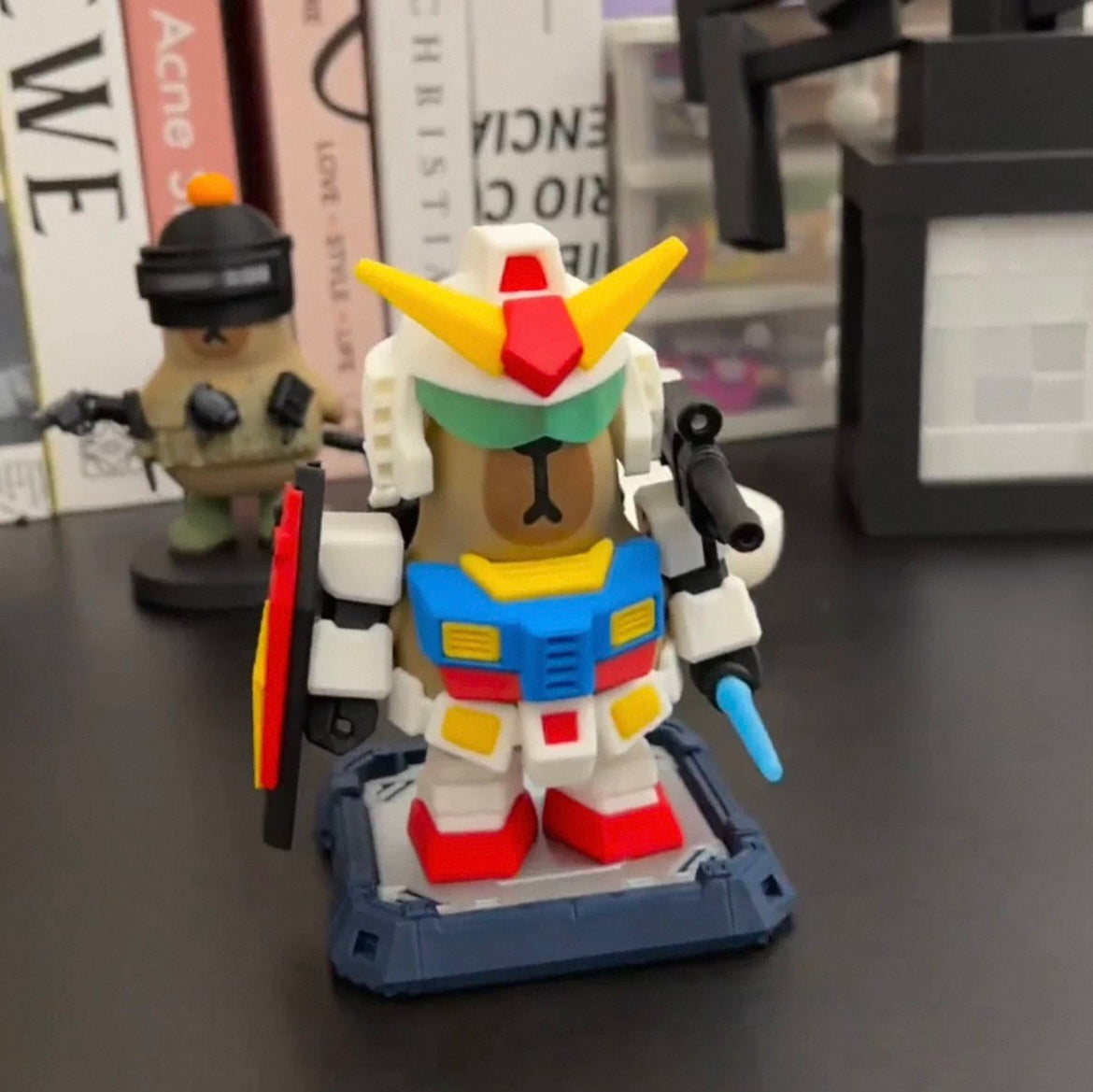 Figurine Gundam Bearbrick Style