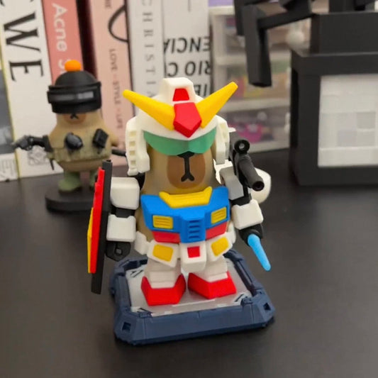 Figurine Gundam Bearbrick Style